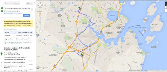 motel to training USPS Maine